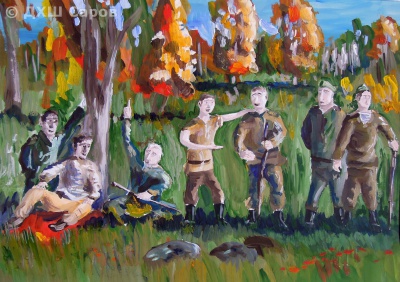 На солнечной поляночке - Миляков Евгений, 14 лет.JPG